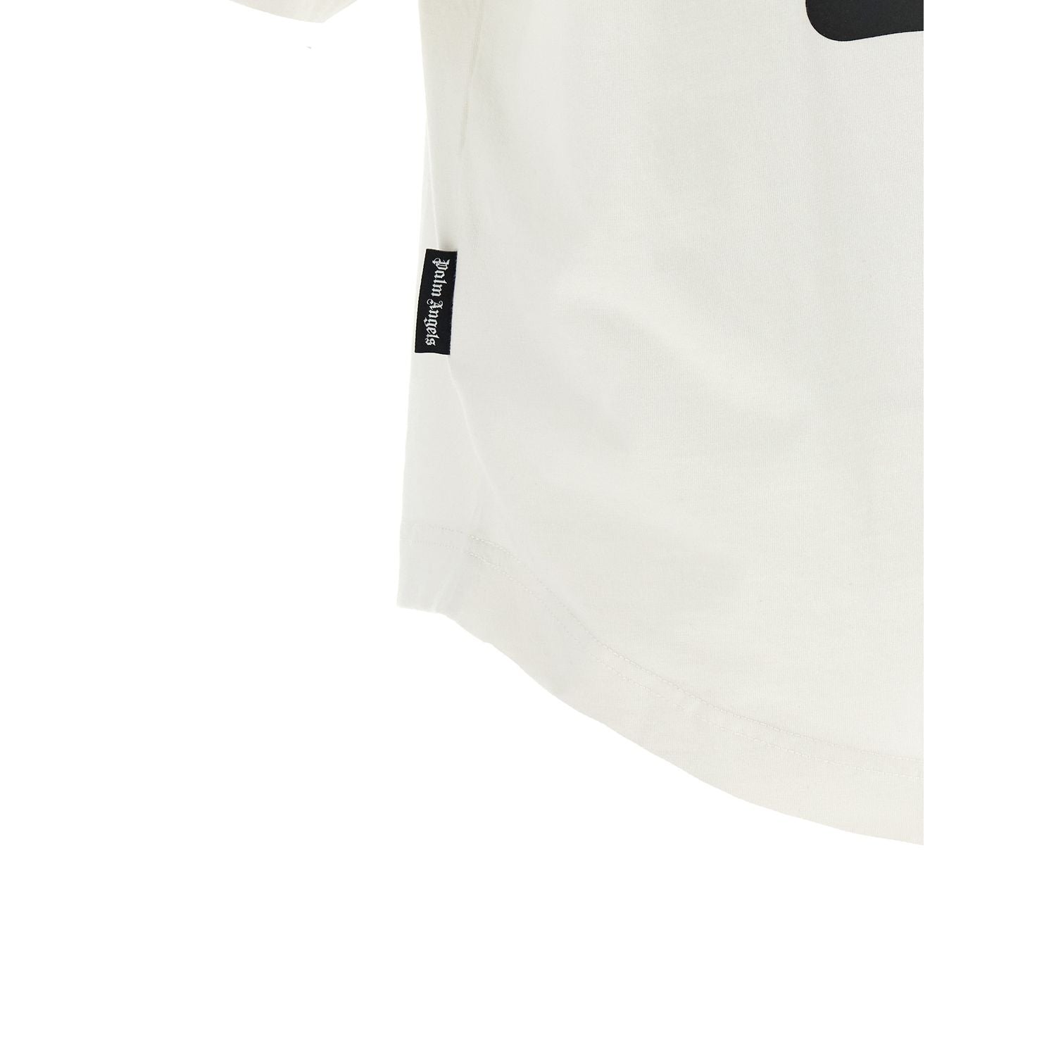 Palm Angels White Cotton T-Shirt