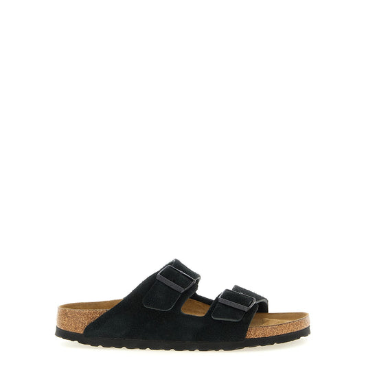 Birkenstock Black Calfskin Slides