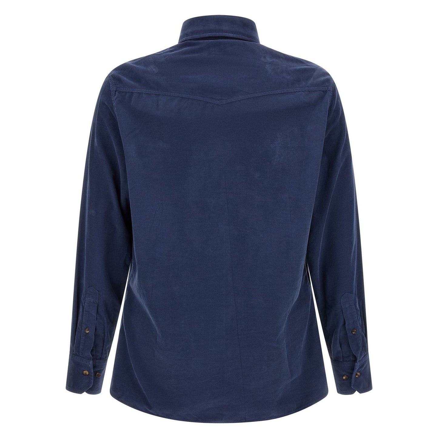 Brunello Cucinelli Blue Cotton Blouse