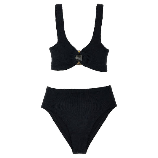 Hunza G Black Nylon Bikini