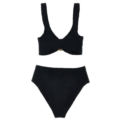 Hunza G Black Nylon Bikini