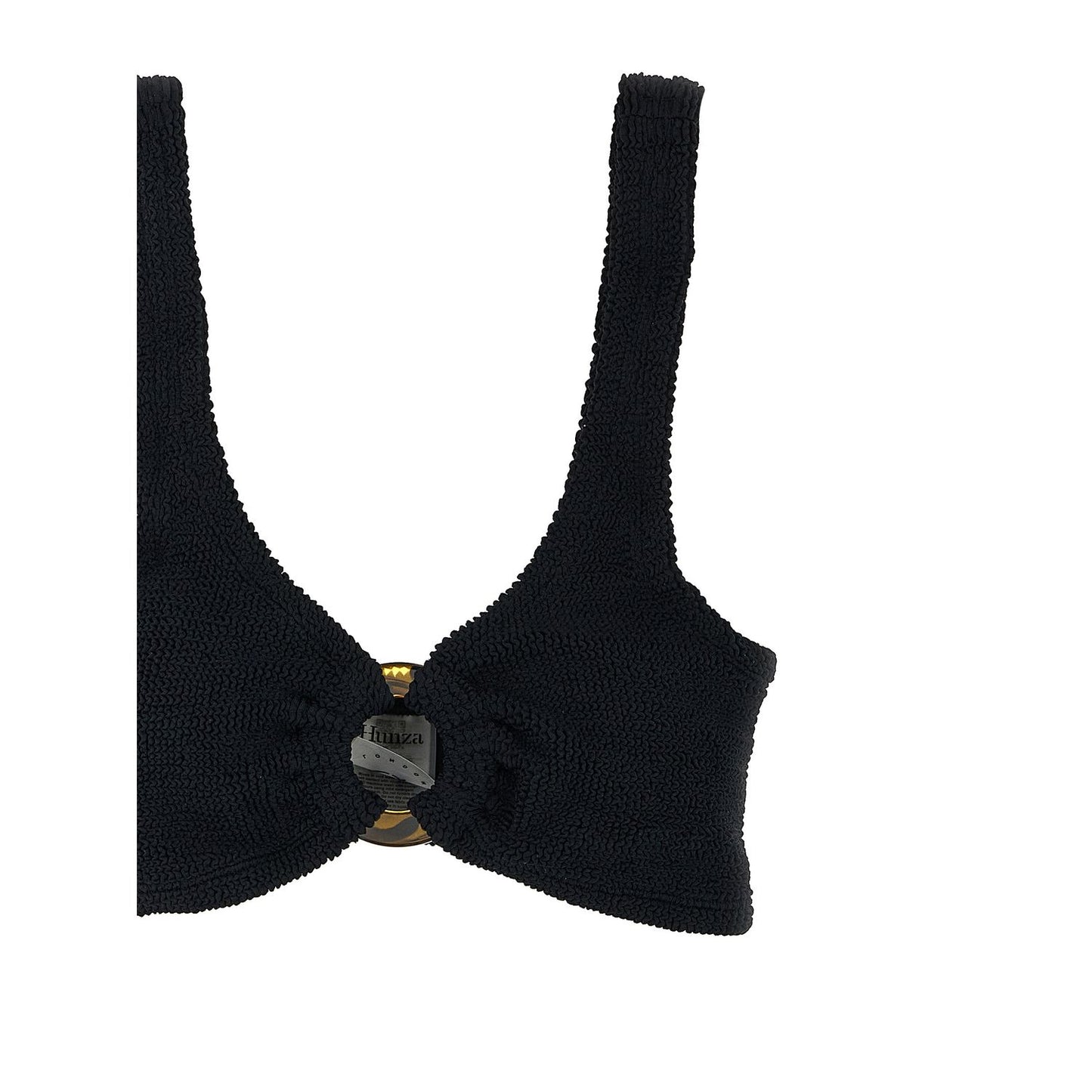 Hunza G Black Nylon Bikini