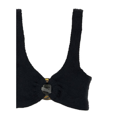 Hunza G Black Nylon Bikini