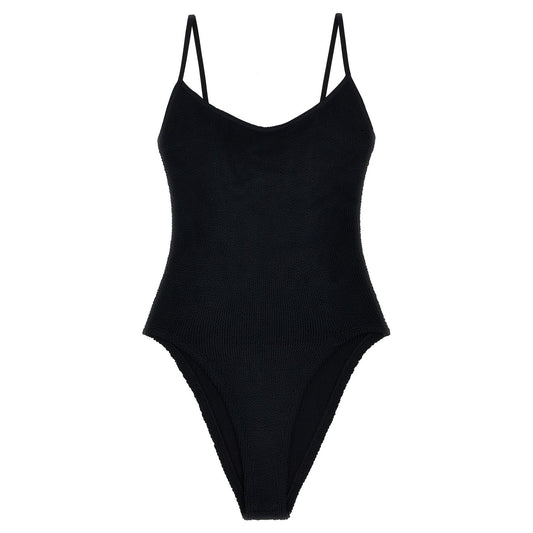 Hunza G Black Polyamide One-Piece Swimsuit