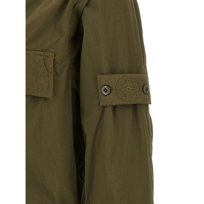 Stone Island Bicolor Polyamide Blouse