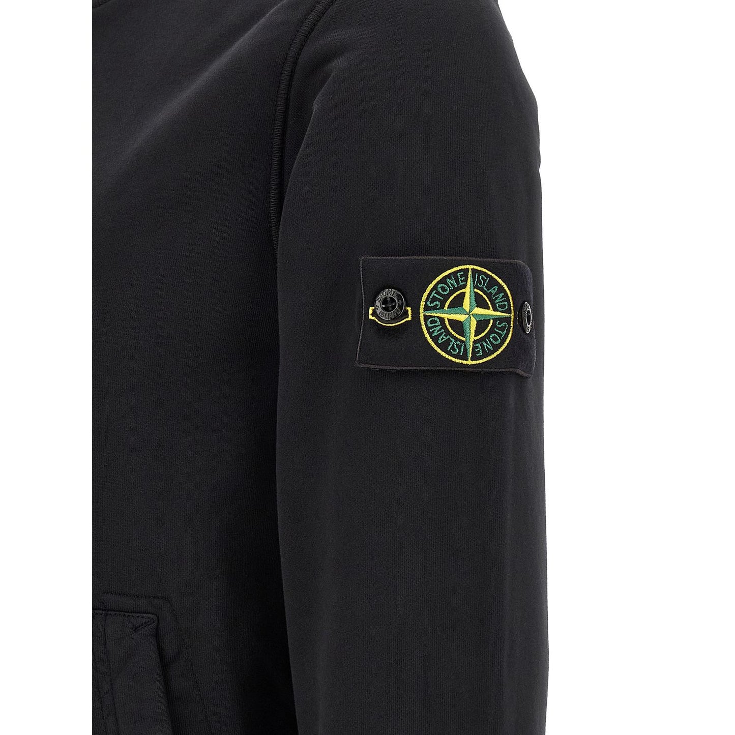 Stone Island Black Cotton Sweatshirt