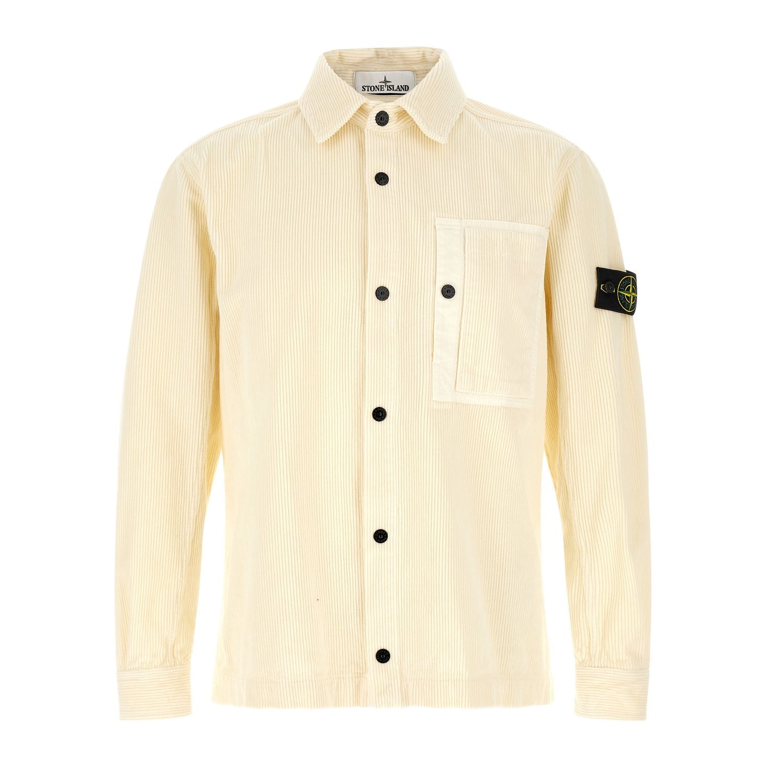 Stone Island White Cotton Blouse