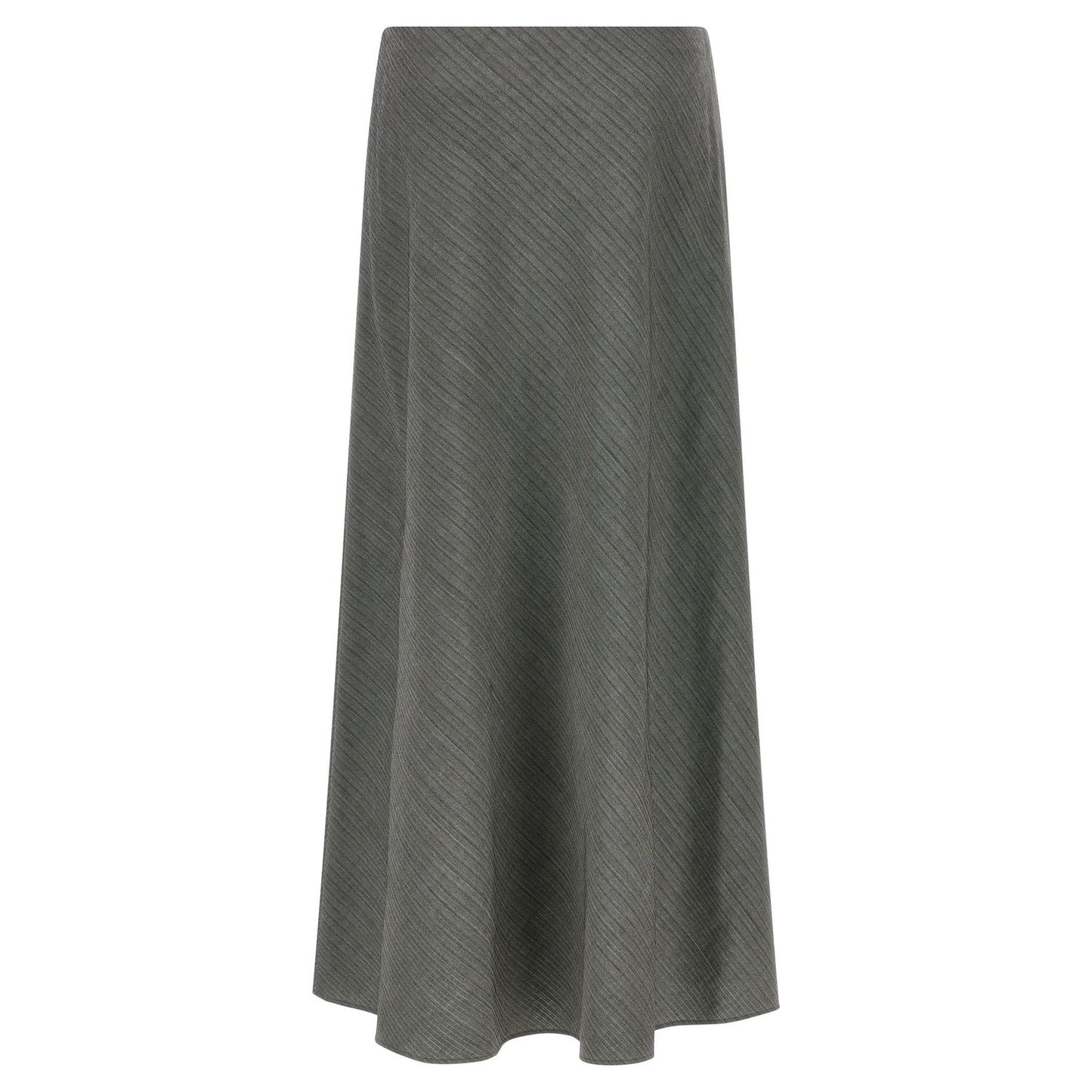 Alberta Ferretti Gray Viscose Mini Skirt