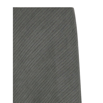 Alberta Ferretti Gray Viscose Mini Skirt