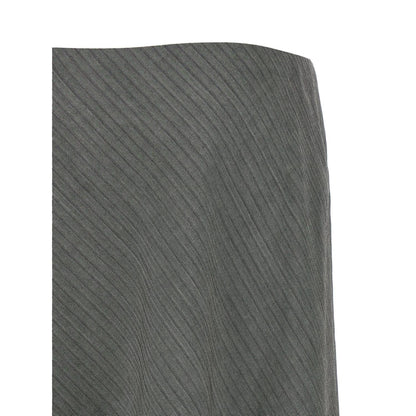 Alberta Ferretti Gray Viscose Mini Skirt