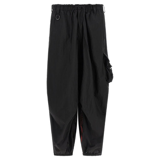 Y-3 Black Polyamide Cargo Pants