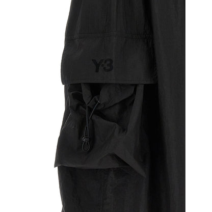 Y-3 Black Polyamide Cargo Pants