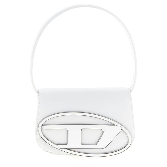Diesel White Cowhide Shoulder Bag