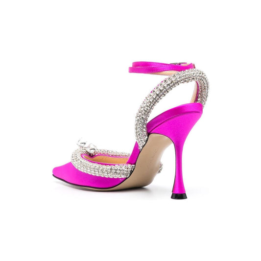 MACH & MACH With Heel Fuchsia Medium Heel Mach & Mach Light Gray