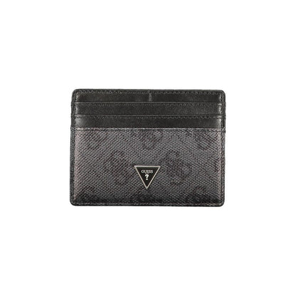 Guess Jeans Black Leather Men Wallet