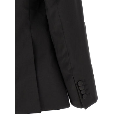 Pal Zileri Black Wool Two-Piece Suit