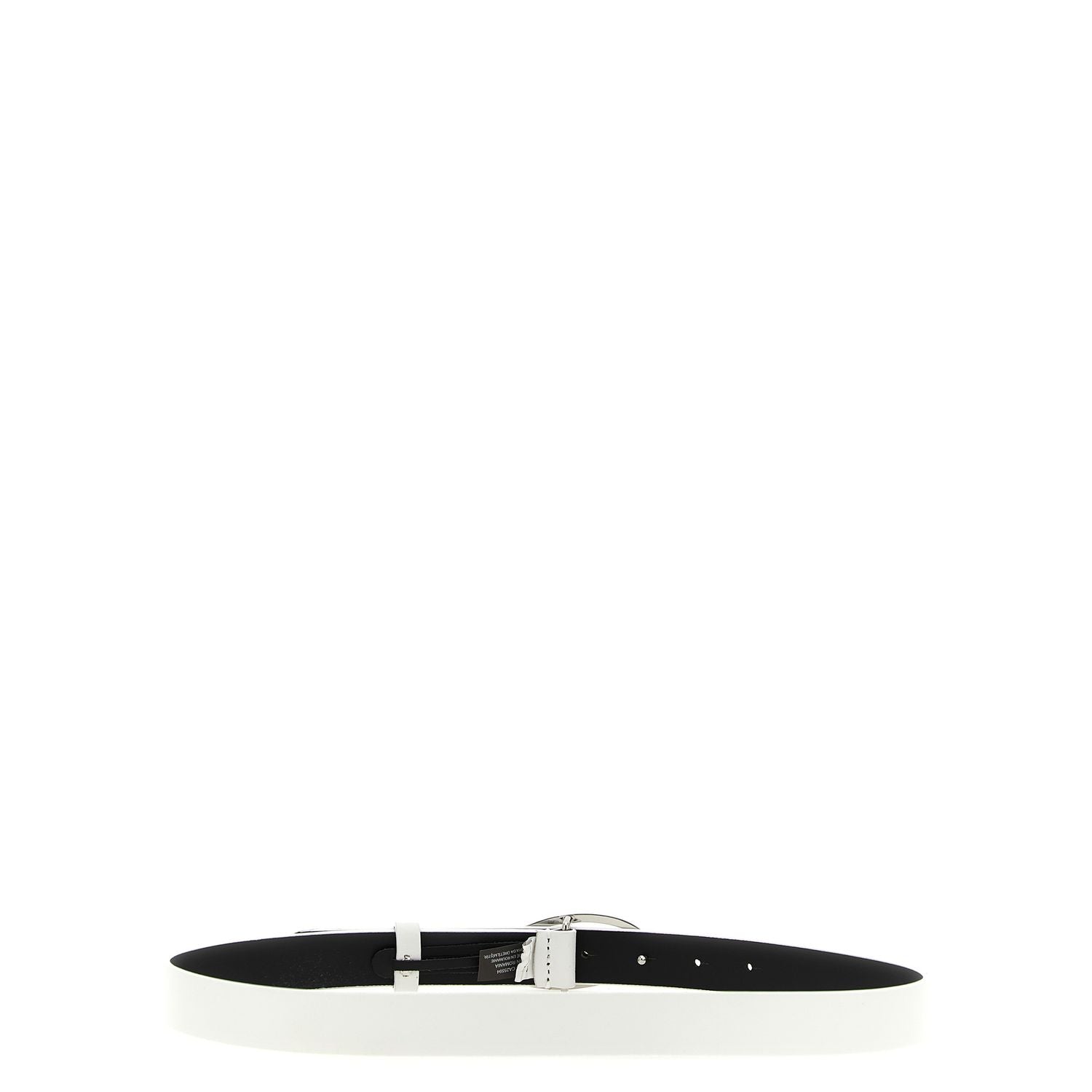 Diesel White Leather Regular Belt