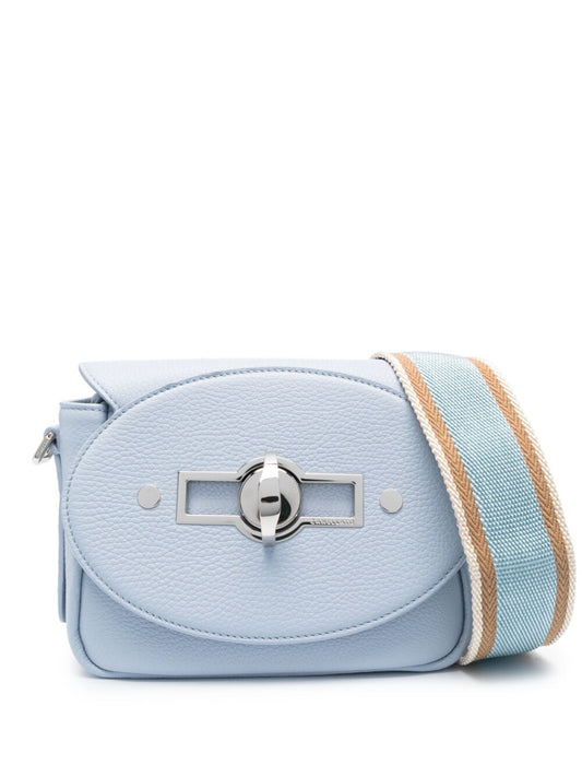 Zanellato small Tina Daily leather shoulder bag Clear Blue