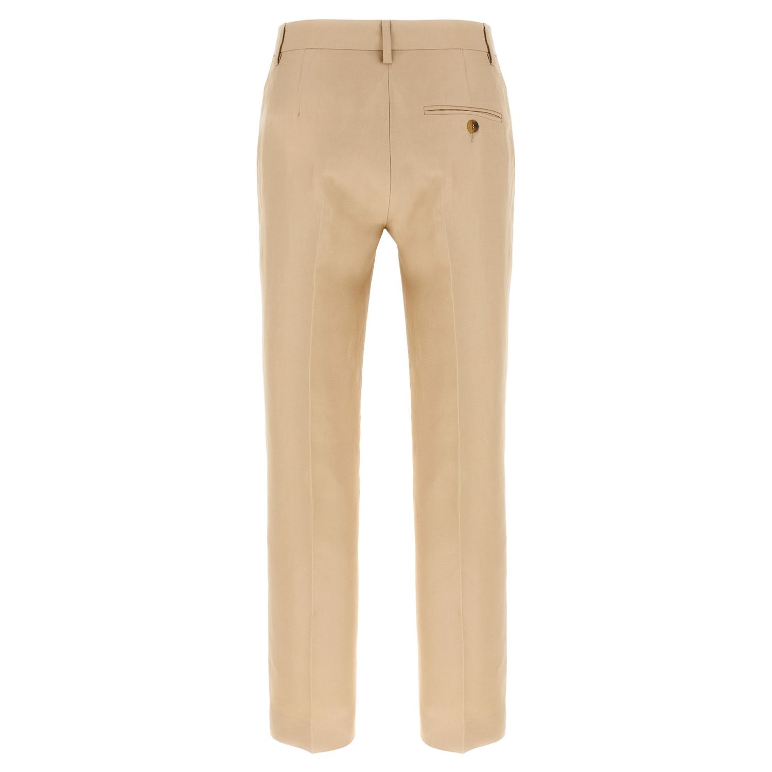 Alberto Biani Beige Viscose Chino Pants