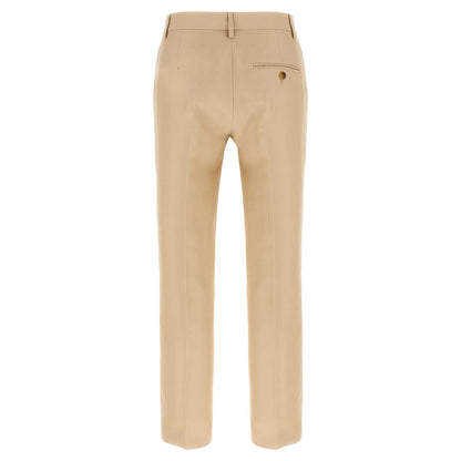 Alberto Biani Beige Viscose Chino Pants