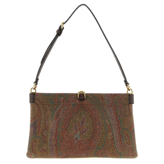 Etro Brown Pvc Clutch Bag