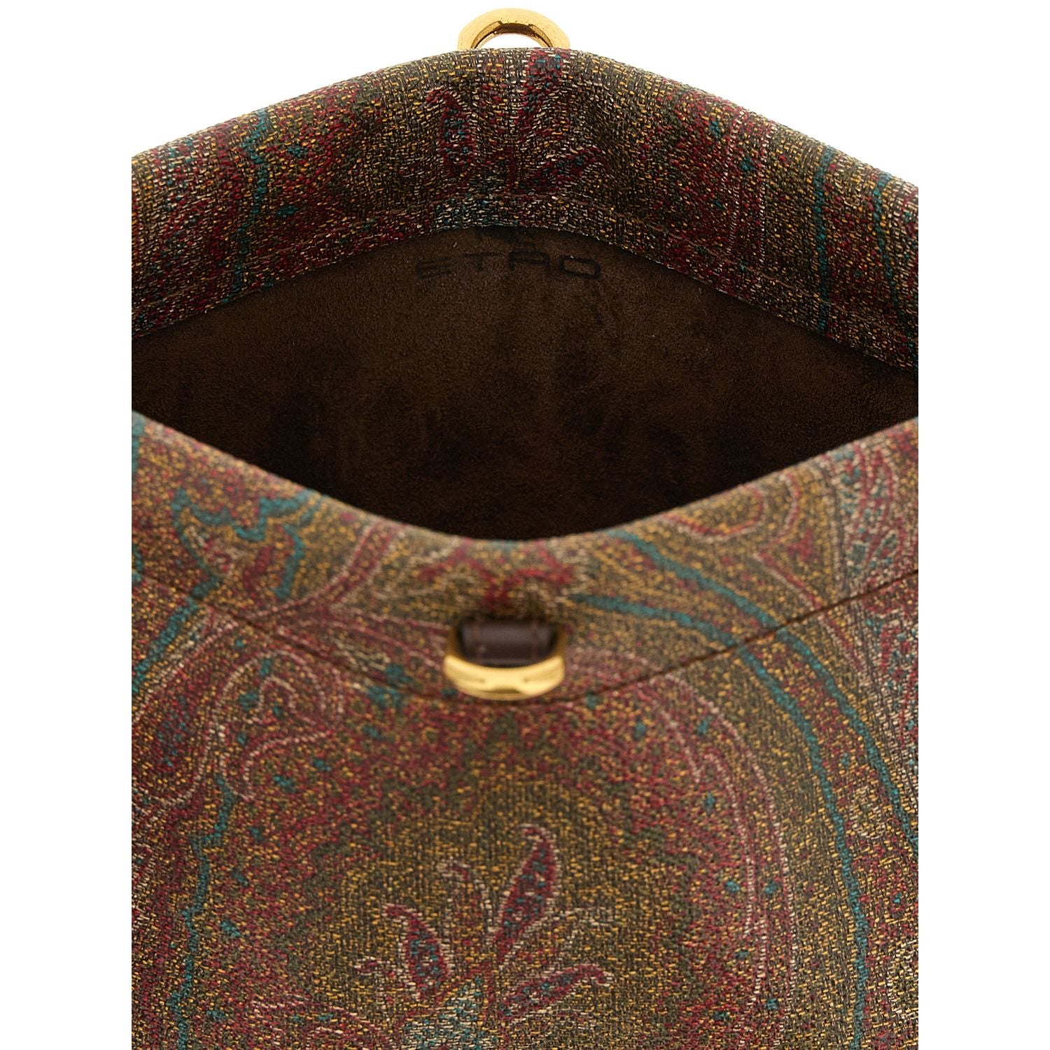 Etro Brown Pvc Clutch Bag