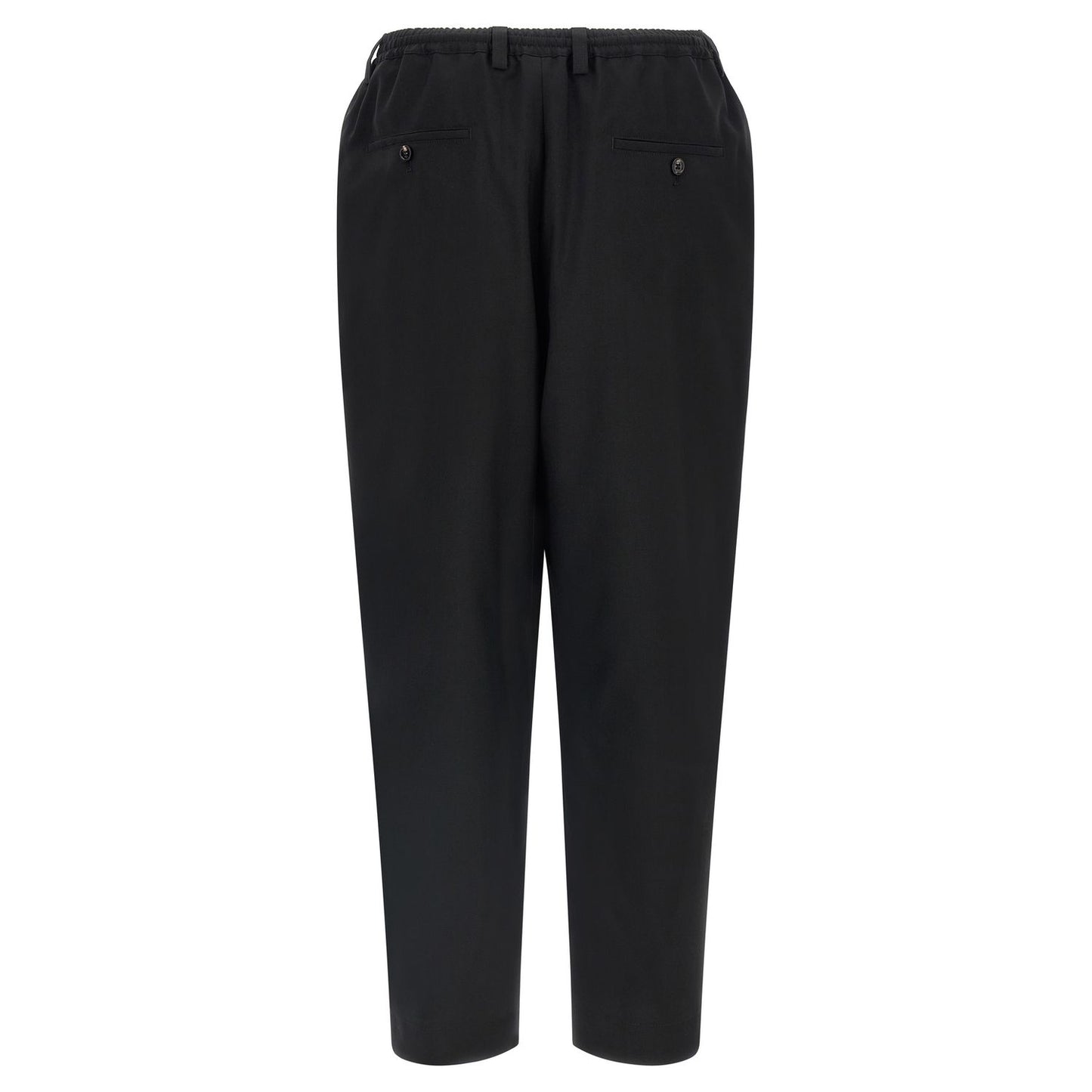 Marni Black Virgin Wool Cropped Pants