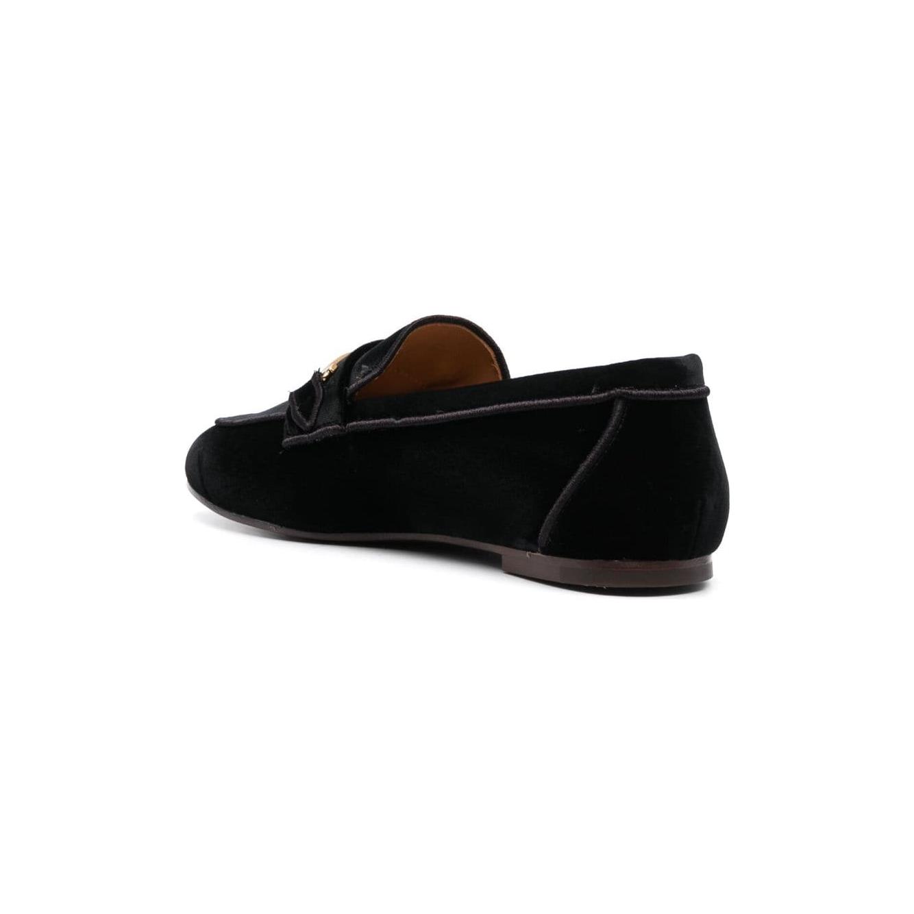 Tod's Velvet Loafers for Women in Black Moccasins Tod'S