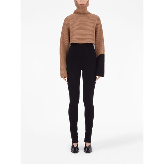Ferragamo Sweaters Beige Topwear Ferragamo White Smoke