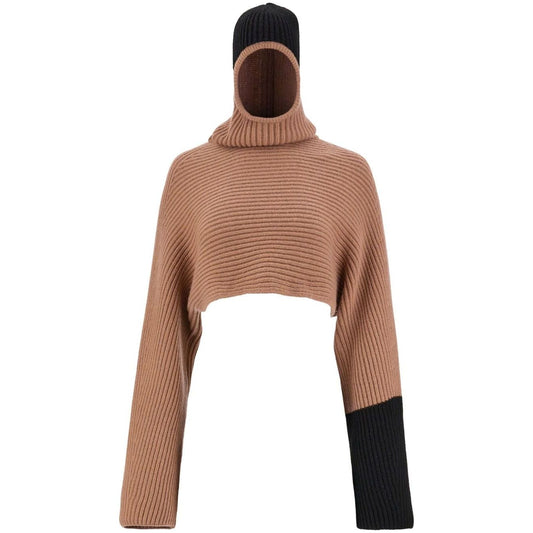 Ferragamo Sweaters Beige Topwear Ferragamo Rosy Brown