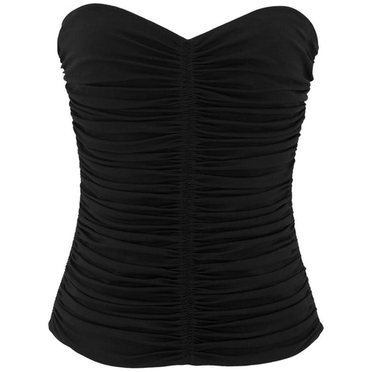 Saint Laurent  Top Black Topwear Saint Laurent Black