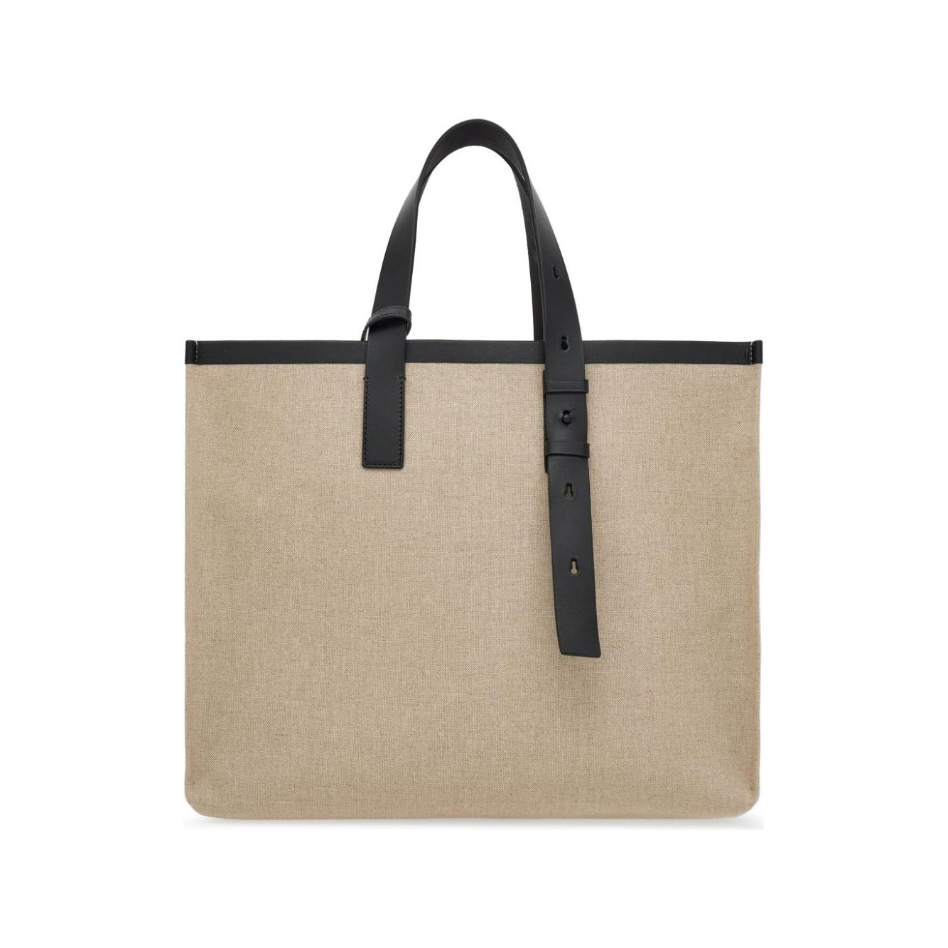 Ferragamo logo-embossed canvas tote Bag Beige Shopper Ferragamo