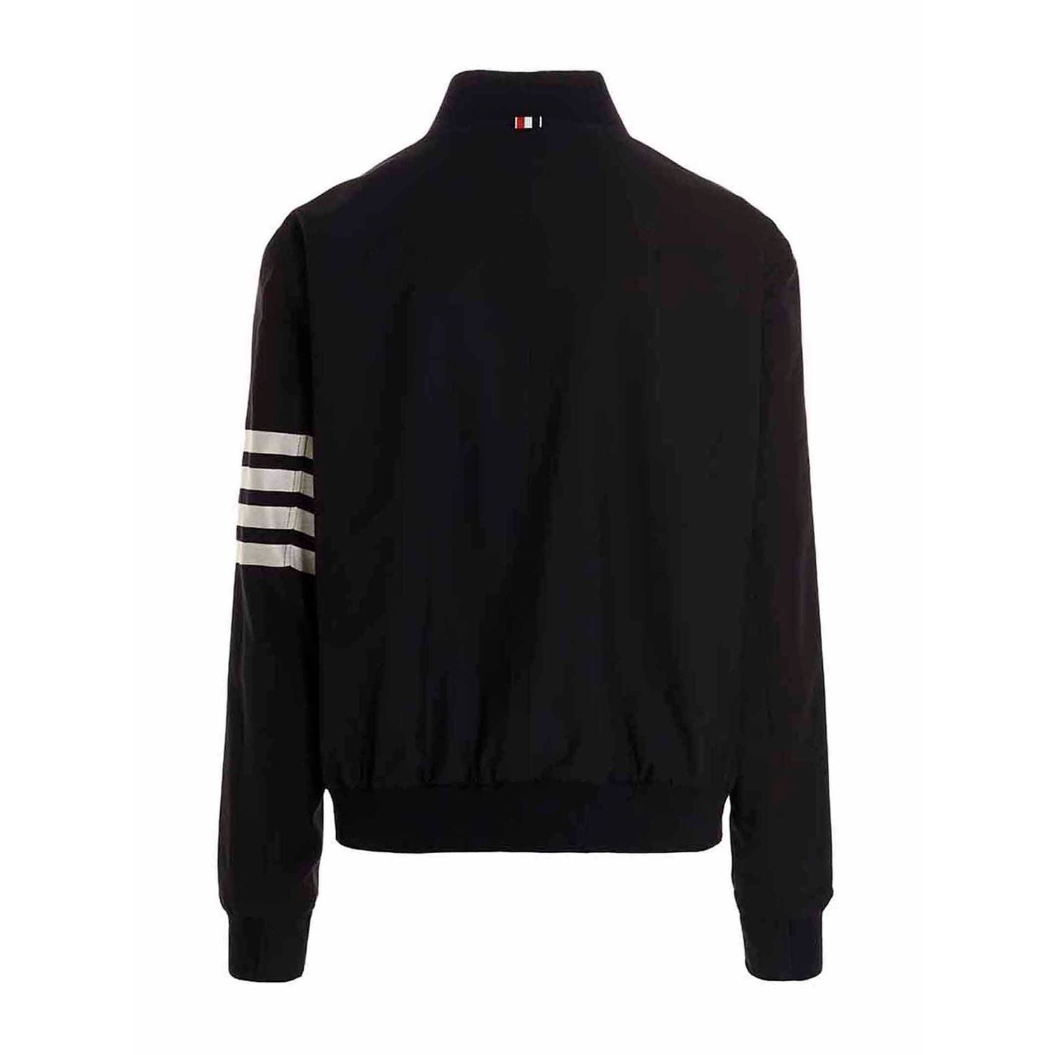 Thom Browne Blue Wool Bomber