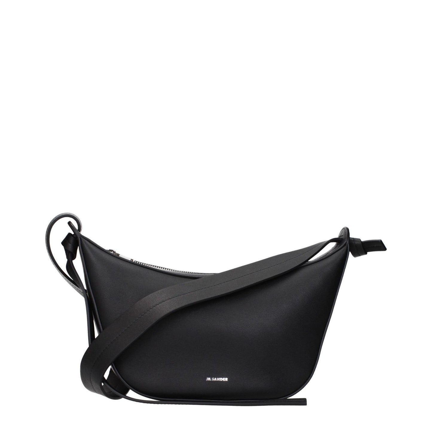 Jil Sander Black Leather Shoulder Bag
