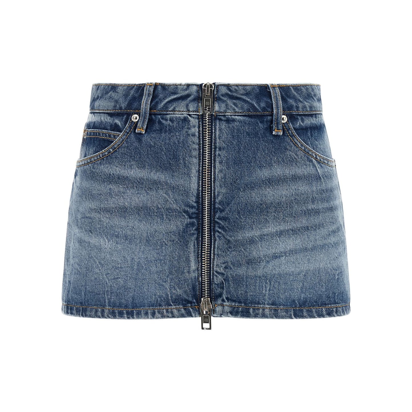 Alexander Wang Blue Cotton Bermuda Shorts