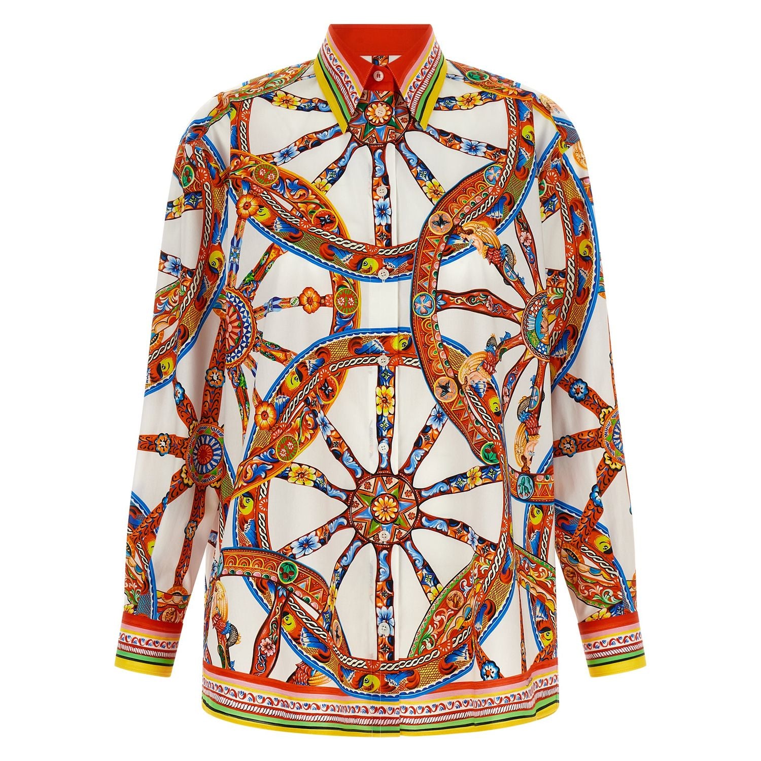 Dolce & Gabbana Multicolor Cotton Blouse