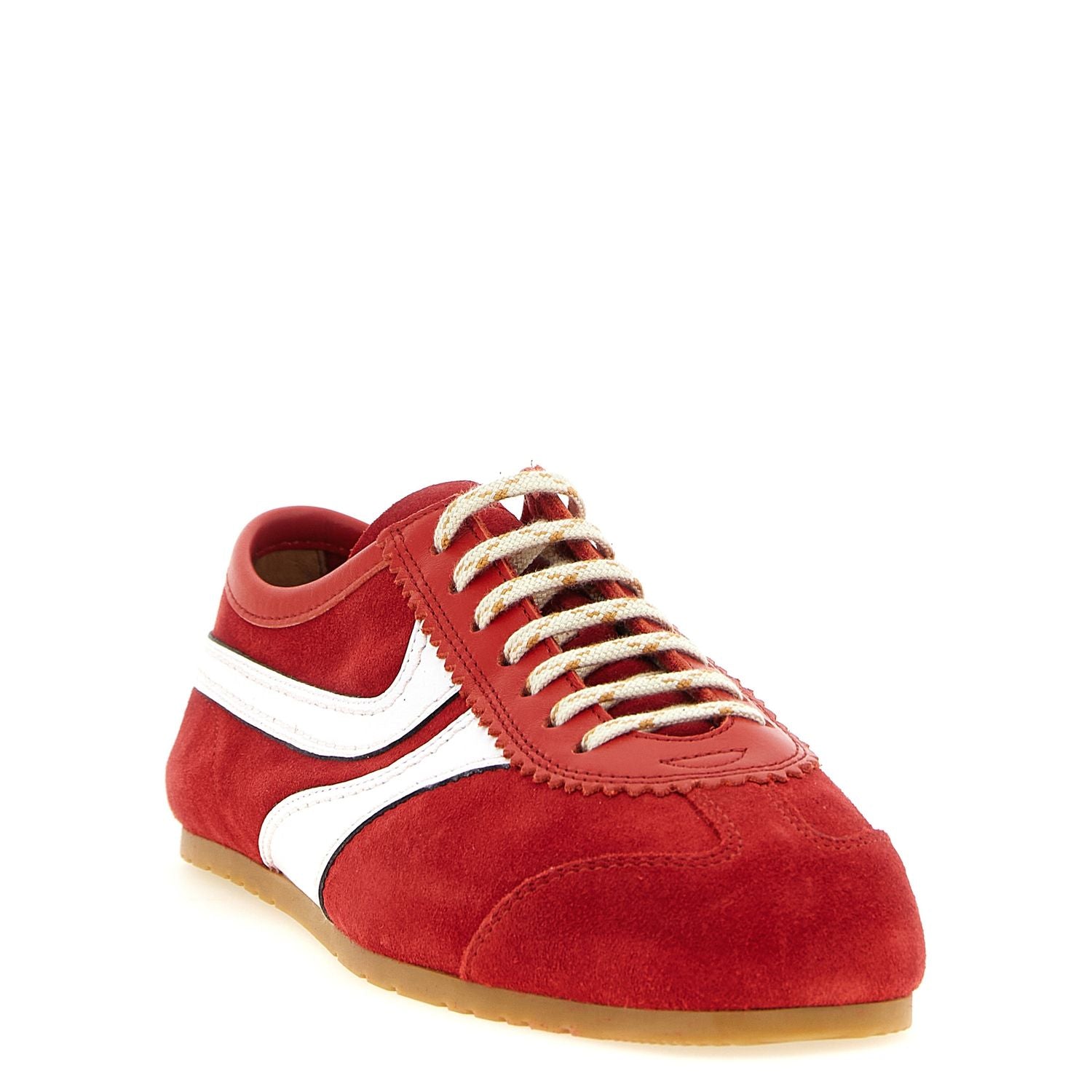 Dries Van Noten Multicolor Calfskin Athletic Sneakers