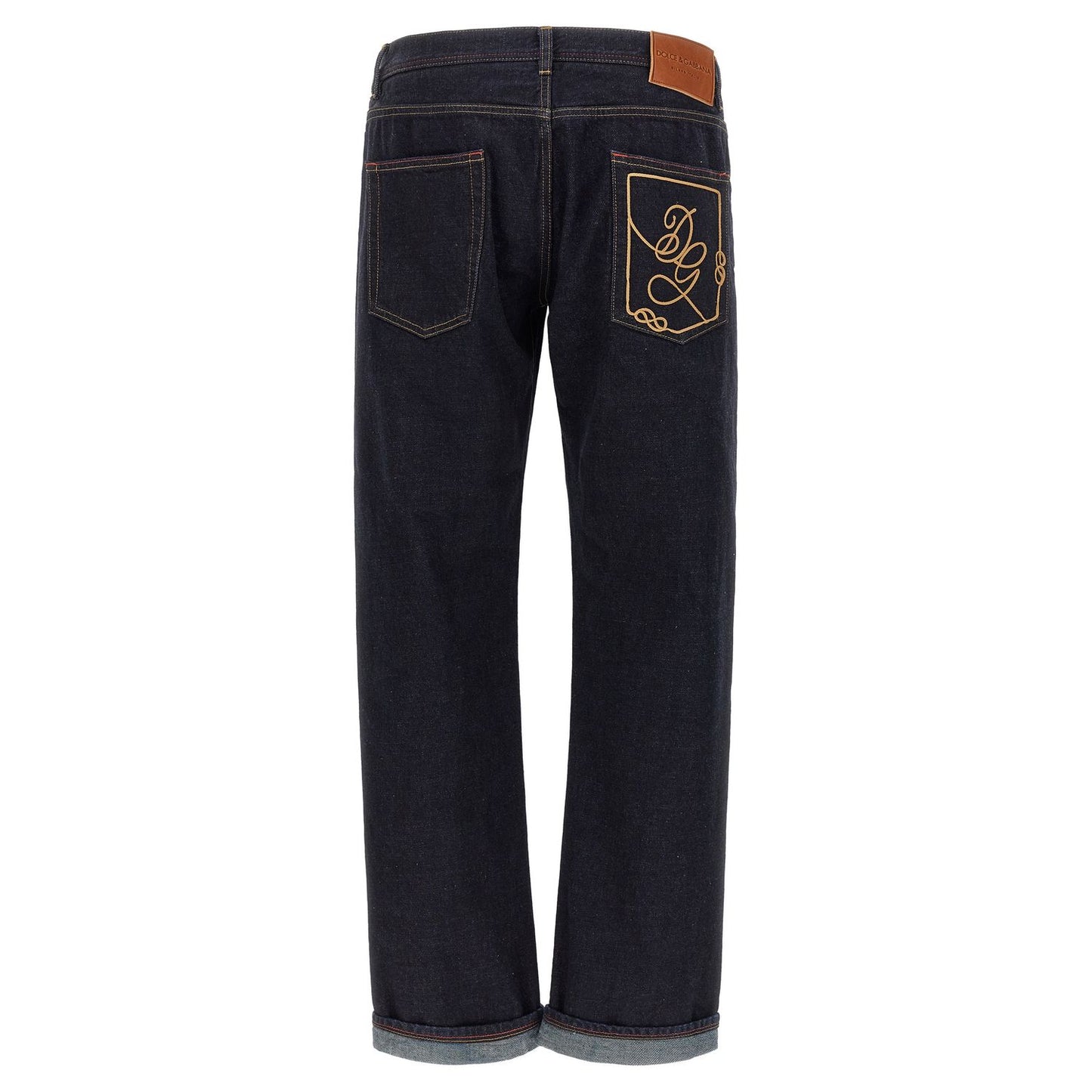 Dolce & Gabbana Blue Cotton Jeans Denim