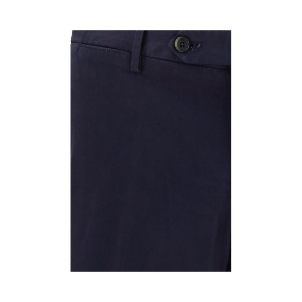 PT Torino Blue Elastane Casual Pants