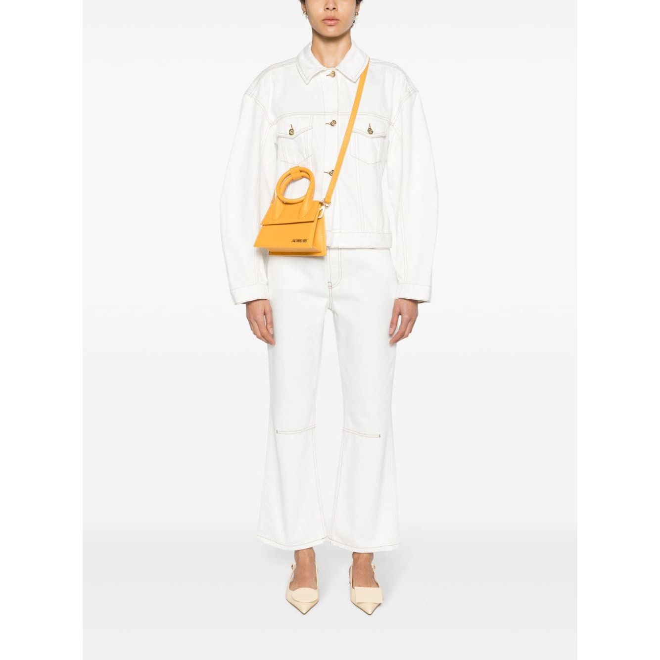 JACQUEMUS Le Chiquito Noeud Bag Orange Handbag JACQUEMUS