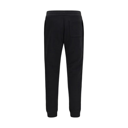 Moncler Black Cotton Athletic Pants