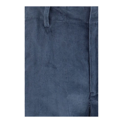 Etro Blue Cotton Casual Pants