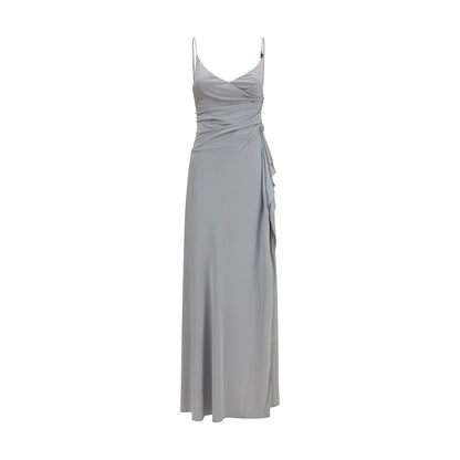 Versace Gray Viscose Casual Dress