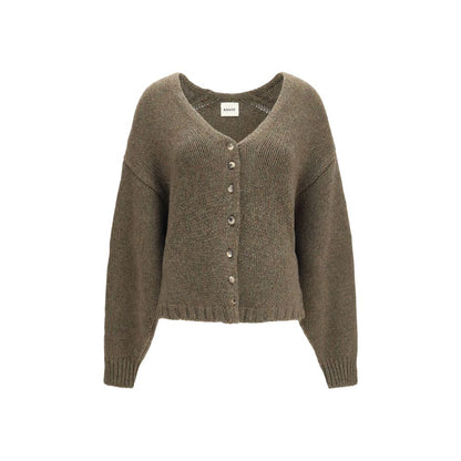 Khaite Bicolor Cashmere Cardigan