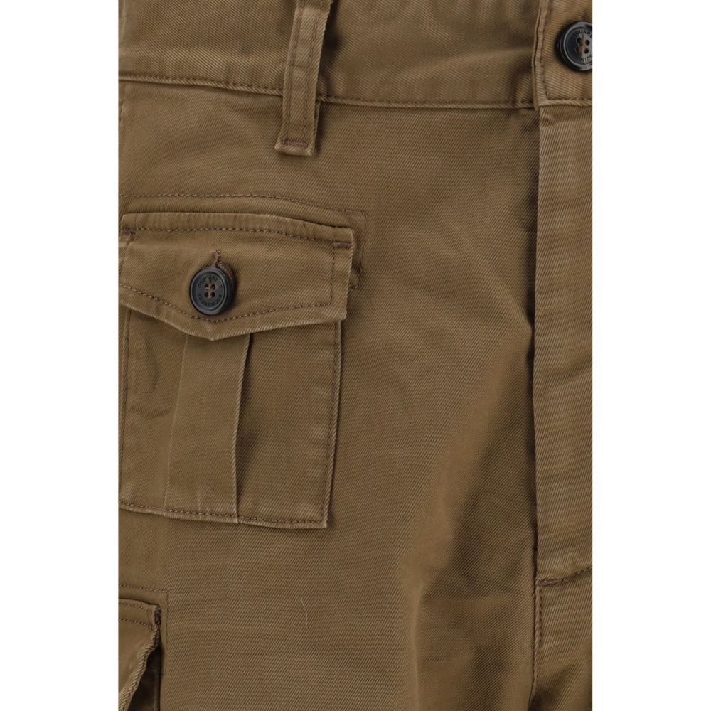 Dsquared² Brown Cotton Bermuda Shorts