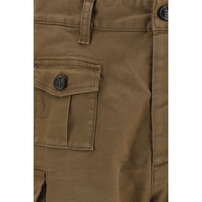 Dsquared² Brown Cotton Bermuda Shorts