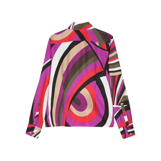 Pucci Shirts Fuchsia Shirts Pucci Light Gray