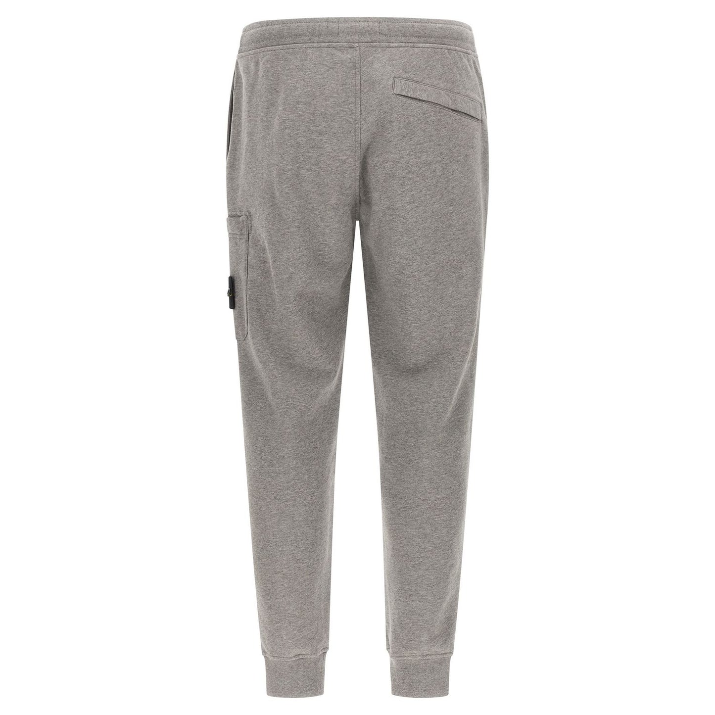 Stone Island Gray Cotton Joggers (Workout Pants)