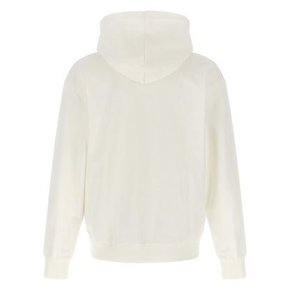 Lacoste White Cotton Sweatshirt