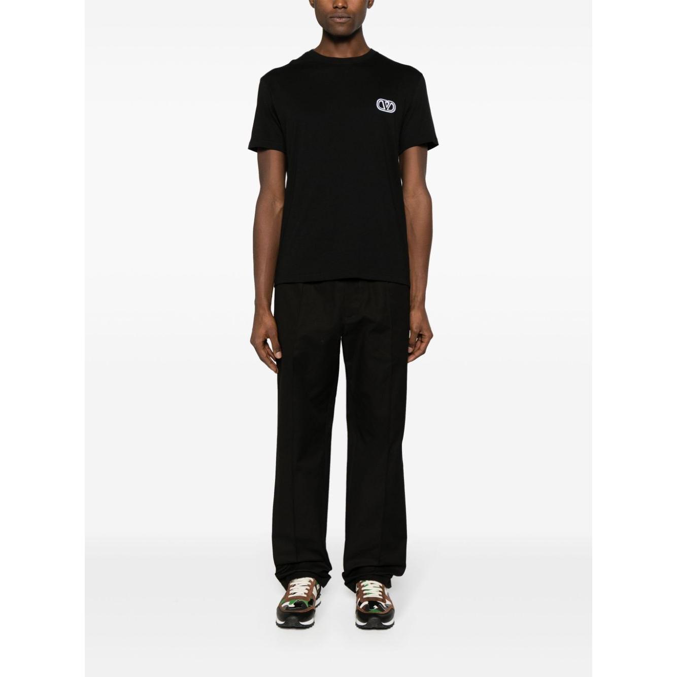 Valentino T-shirts and Polos Black Topwear Valentino